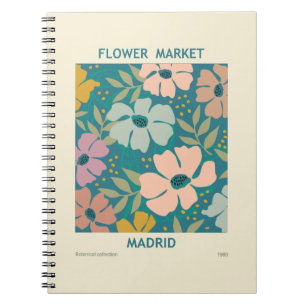 Cuaderno Mercado de flores Madrid Imprimir