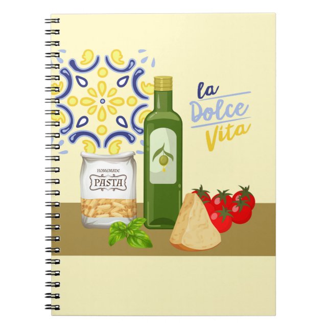 Cuaderno Mercado de la vida en Italia (Frente)