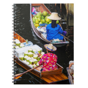Cuaderno Mercado flotante en Bangkok