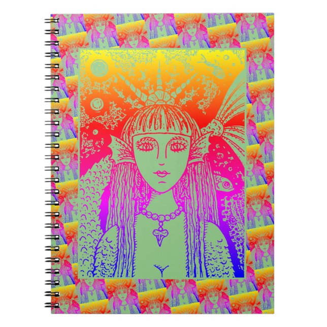 CUADERNO MERCADO GÓTICO, FANTASÍA DEL MAR NEGRO WHIMSY (Frente)
