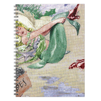Cuaderno Mercancía de la sirena del vintage