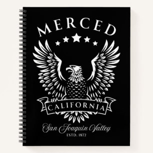 Cuaderno Merced Valle de San Joaquin California Águila Vint