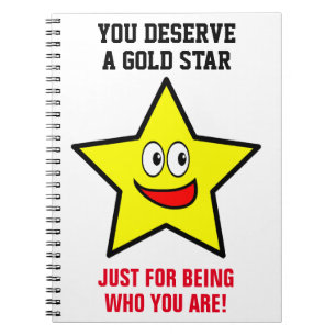 Cuaderno Mereces Una Estrella De Oro