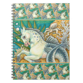 CUADERNO MERHORSE Y OCTOPUS BLANCO, CABALLO UNICORN FANTASY