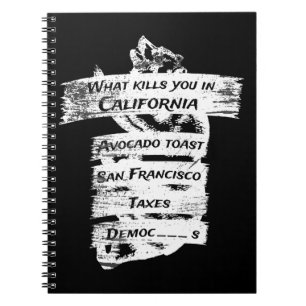 Cuaderno Merica Humor América Estados Unidos Funny Californ