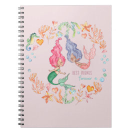 Cuaderno Mermaids Mejor Amigos para Siempre BFF Personaliza