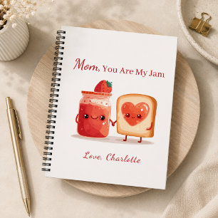 Cuaderno Mermelada de Fresa Adorable Personalizada Regalo d