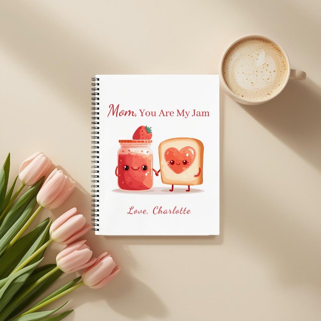 Cuaderno Mermelada de Fresa Adorable Personalizada Regalo d (Subido por el creador)