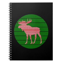 CUADERNO MERRY CHRISTMAS MOOSE DEER