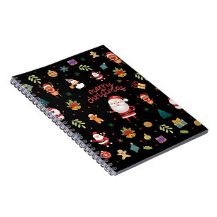 Cuaderno Merry Christmas Pattern