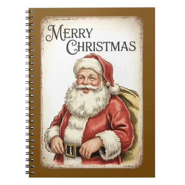 Cuaderno Merry Christmas Santa Notebook (Frente)