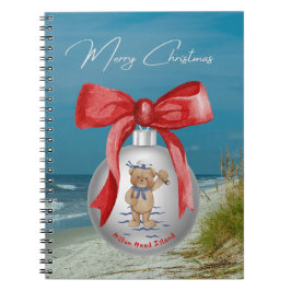 Cuaderno Merry Coastal Navidades Hilton Head Island Beach