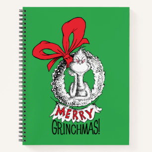 Cuaderno Merry Grinchmas Wreath The Grinch