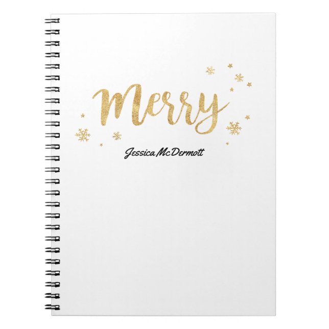 Cuaderno Merry (oro) (Frente)