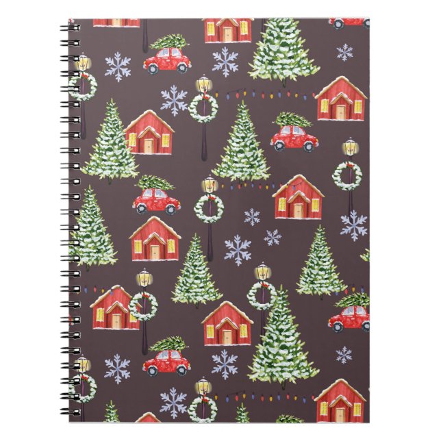 Cuaderno Merry Slothmas Sloth Cute Xmas Navidades (Frente)