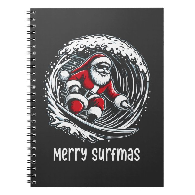 Cuaderno Merry Surfmas (Frente)