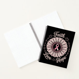 Cuaderno Mes de Concientización sobre el Cáncer de Mama Fe
