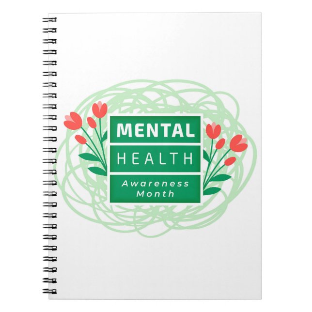 Cuaderno Mes de Concientización sobre la Salud Mental (Frente)