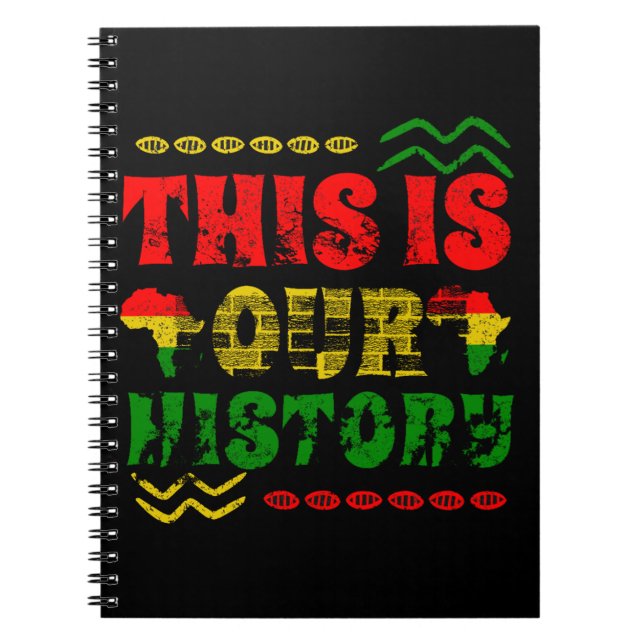 Cuaderno Mes de la Historia Negra, afroamericano (Frente)