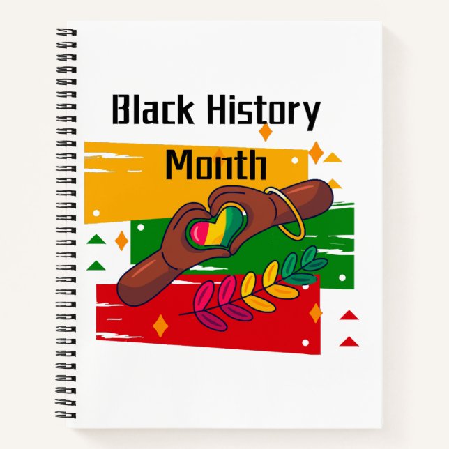 Cuaderno Mes de la Historia Negra celebrando el auge juntos (Anverso)