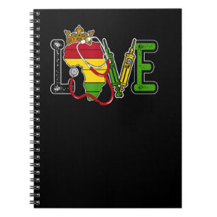 Cuaderno Mes de la Historia Negra Enfermera Trabajadora Soc