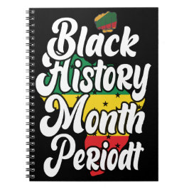 Cuaderno Mes de la Historia Negra Febrero Melanin Sista Bru