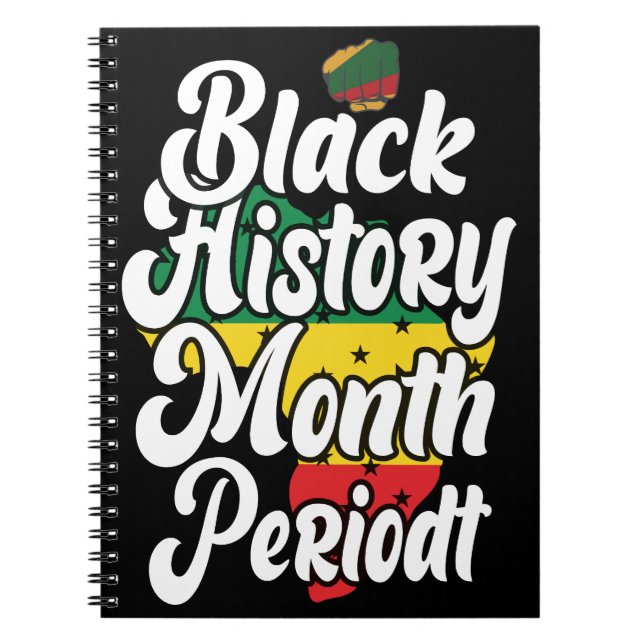 Cuaderno Mes de la Historia Negra Febrero Melanin Sista Bru (Frente)