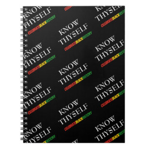 Cuaderno Mes de la Historia Negra que se CONOCE A SÍ MISMO