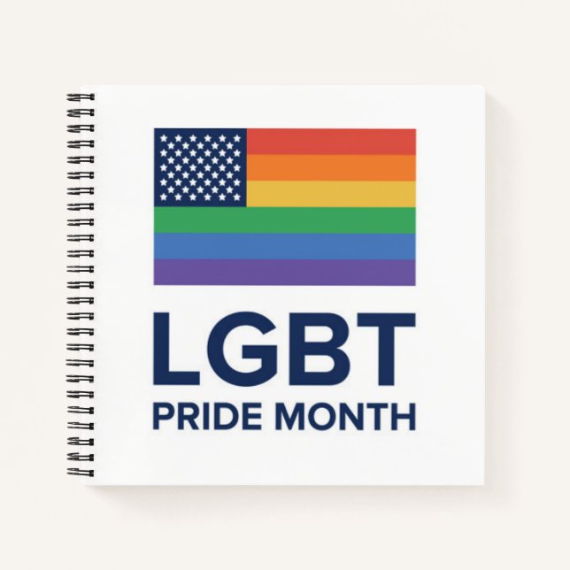 Cuaderno Mes del Orgullo LGBT | Estados Unidos (Anverso)
