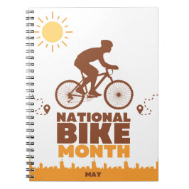 Cuaderno Mes nacional de la bicicleta