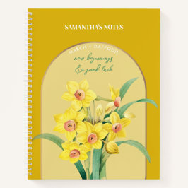 Cuaderno Mes personalizado de las flores de nacimiento Marz