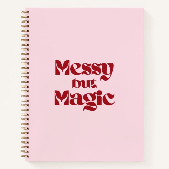 Cuaderno Messy but Magic (Anverso)