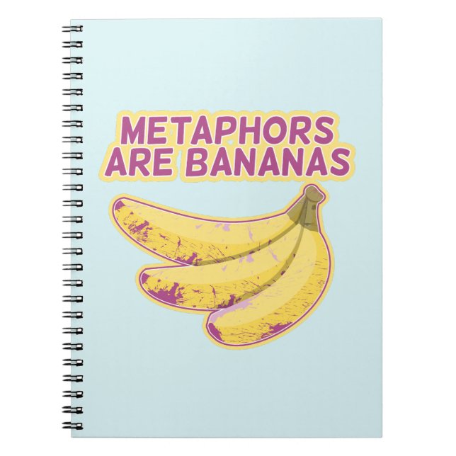 Cuaderno Metáfora Tipografía divertida (Frente)