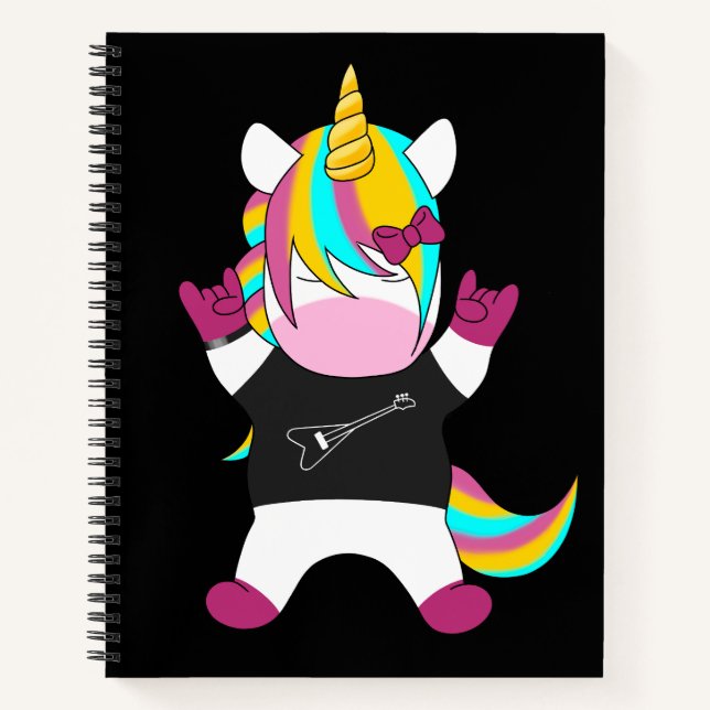 Cuaderno Metal Unicorn (Anverso)
