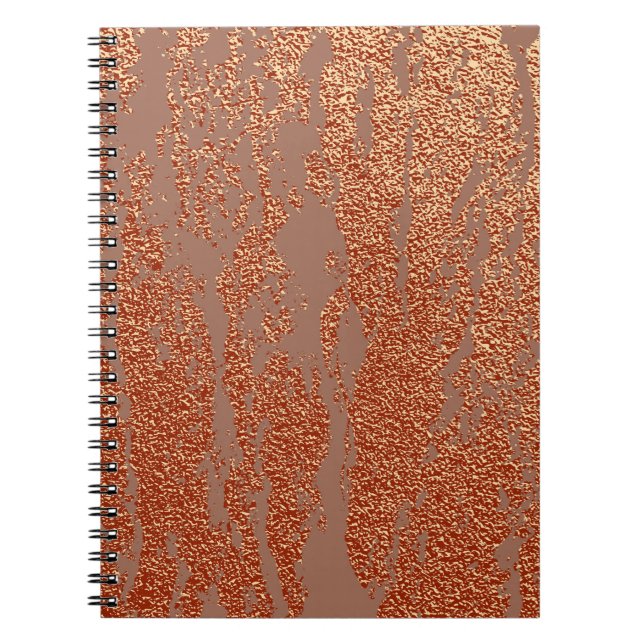 Cuaderno Metálico de cobre (Frente)