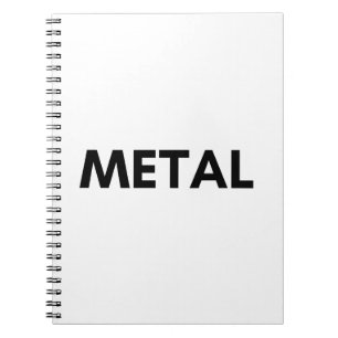 Cuaderno metalizado