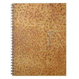 Cuaderno Metalizado de rusty antiguo: fondo de textura grue