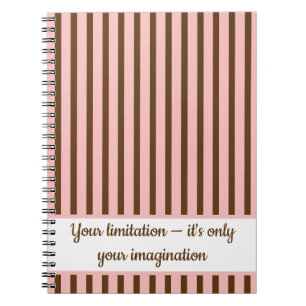 Cuaderno Metas de citas motivadoras, sueños, rayas de éxito