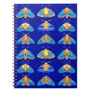 Cuaderno Metas en azul oscuro, Naranja y turquesa