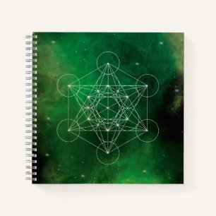 Cuaderno Metatrón, chakra, zen, geometría sagrada, ángel