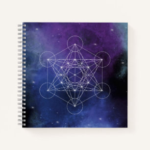 Cuaderno Metatrón, chakra, zen, geométrica sagrada, geometr