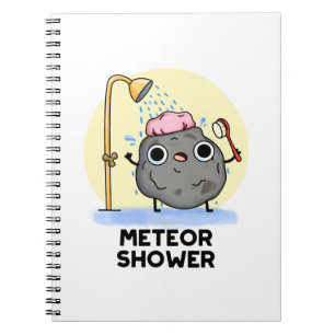 Cuaderno Meteor Shower Funny Science Pun