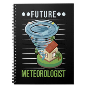 Cuaderno Meteorólogo Futuro Tornado Weatherman