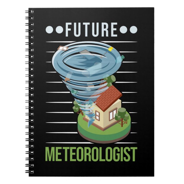 Cuaderno Meteorólogo Futuro Tornado Weatherman (Frente)