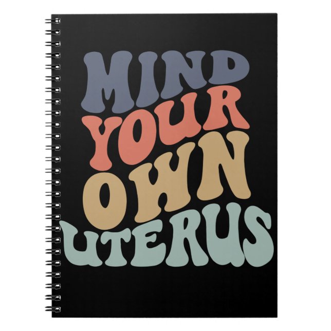 Cuaderno Métete en tu propia feminista uterina (Frente)