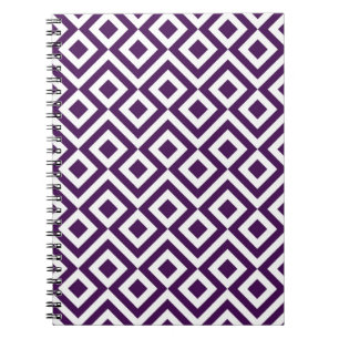 Cuaderno Metro morado y blanco