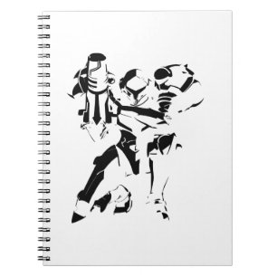 Cuaderno Metroid Dread 2021 Samus design