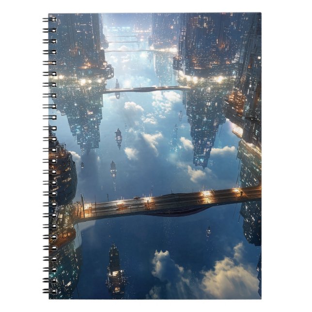 Cuaderno Metrópolis flotante en el cielo (Frente)