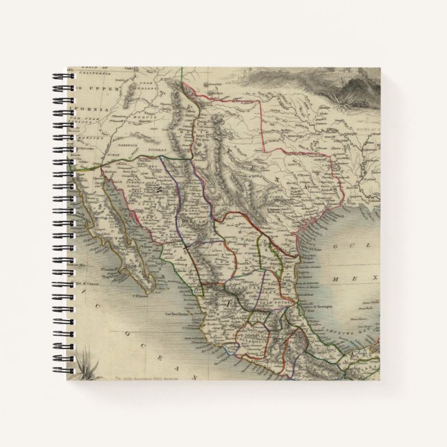 Cuaderno México, California y Texas (Anverso)