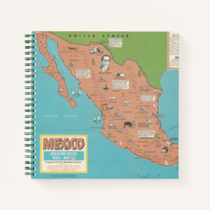 Cuaderno México - Mapa de Muro Centrado en Titulares